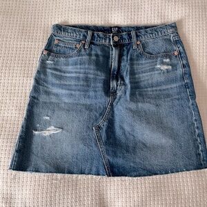 GAP Blue Denim Mini Skirt
